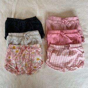 Children's Place Baby Girl Shorts Lot 0-3 Months